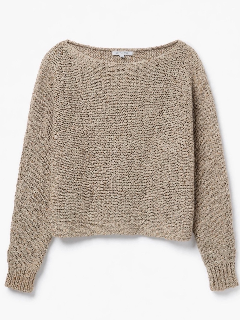 Women's Chunky Knit Crewneck Sweater - Size Medium